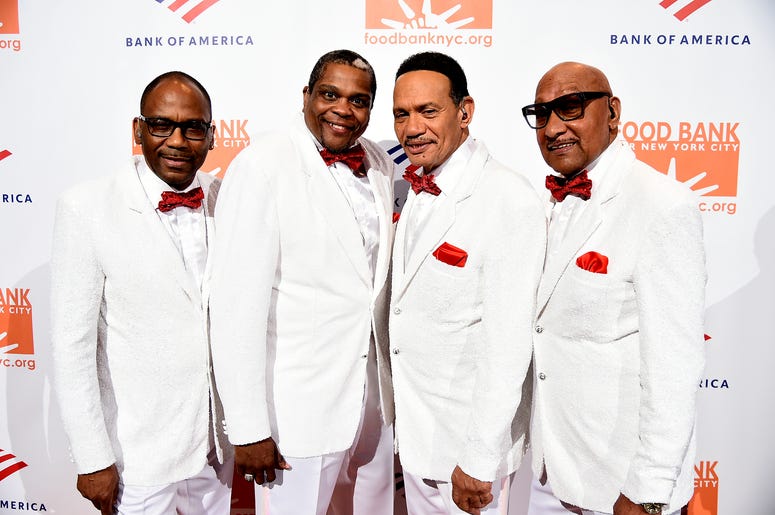 The Four Tops In White Suits