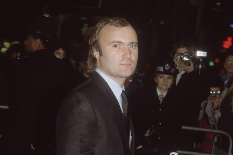 Phil Collins made Albie's list. Phil Collins made Albie's list.