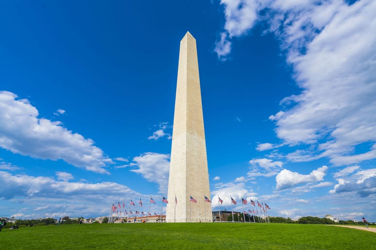 The Washington Monument will reopen in August 2019. The Washington Monument will reopen in August 2019.