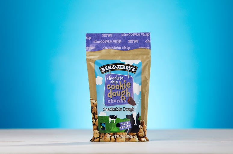 A bag of Ben and Jerry's Cookie Dough