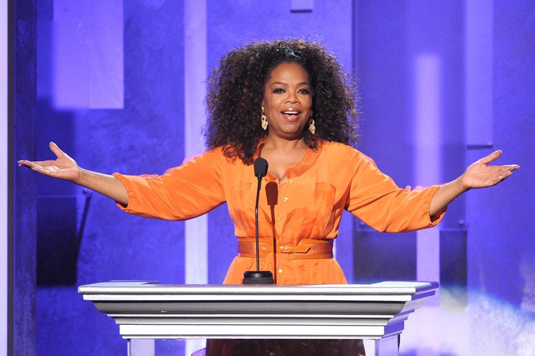 Oprah says she had nothing to do with the royal couples decision. Oprah says she had nothing to do with the royal couples decision.