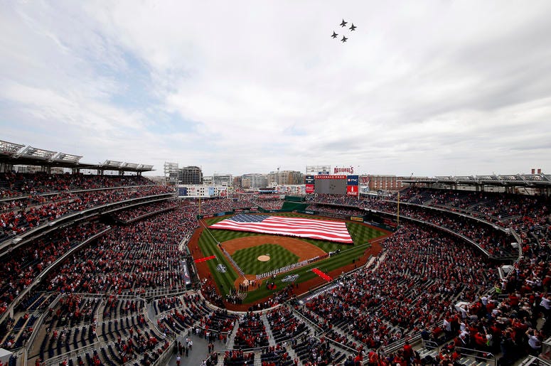 Nats Park will be open to fans. Nats Park will be open to fans.