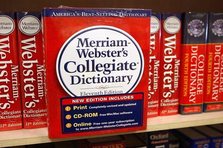 Webster Dictionary
