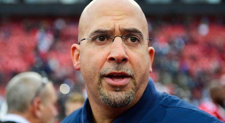 Penn State University Football Coach James Franklin