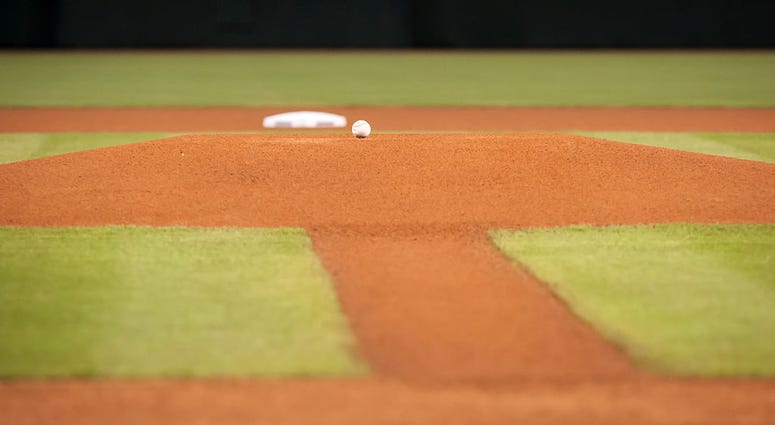 he diamond is ready for the MLB game between the San Diego Padres and Arizona Diamondbacks at Chase Field on October 2, 2016 in Phoenix, Arizona.