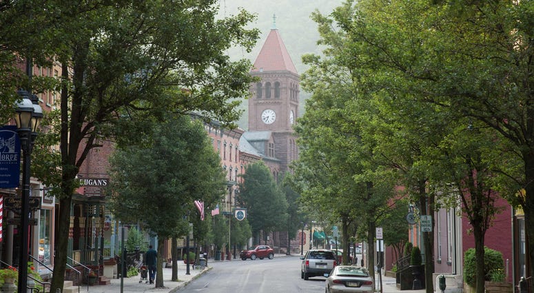 Jim Thorpe, PA, USA; Jim Thorpe, Pa., is now thriving on tourism, including hiking, biking and whitewater rafting.