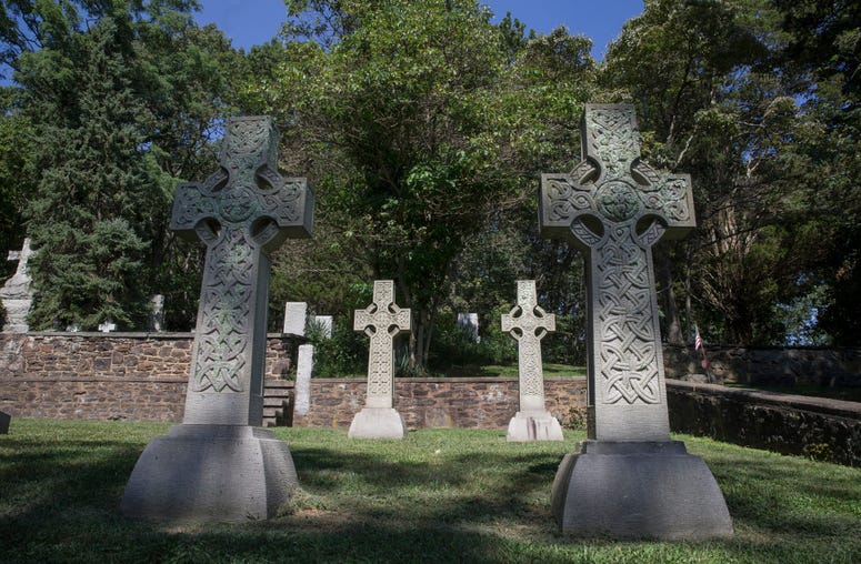 8/20/19The All Saint's Memorial Church in the Highlands of Navesink was founded in 1864. The church is in need of various repairs and is seeking help with the costs involved. The graveyard includes many unusual markers including many from the founding fam