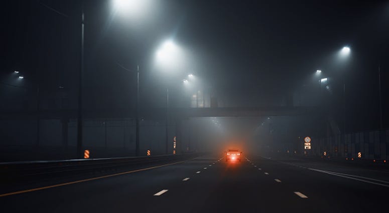 night road
