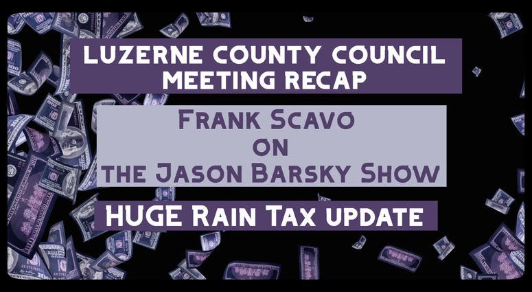 Rain Tax Update With Frank Scavo