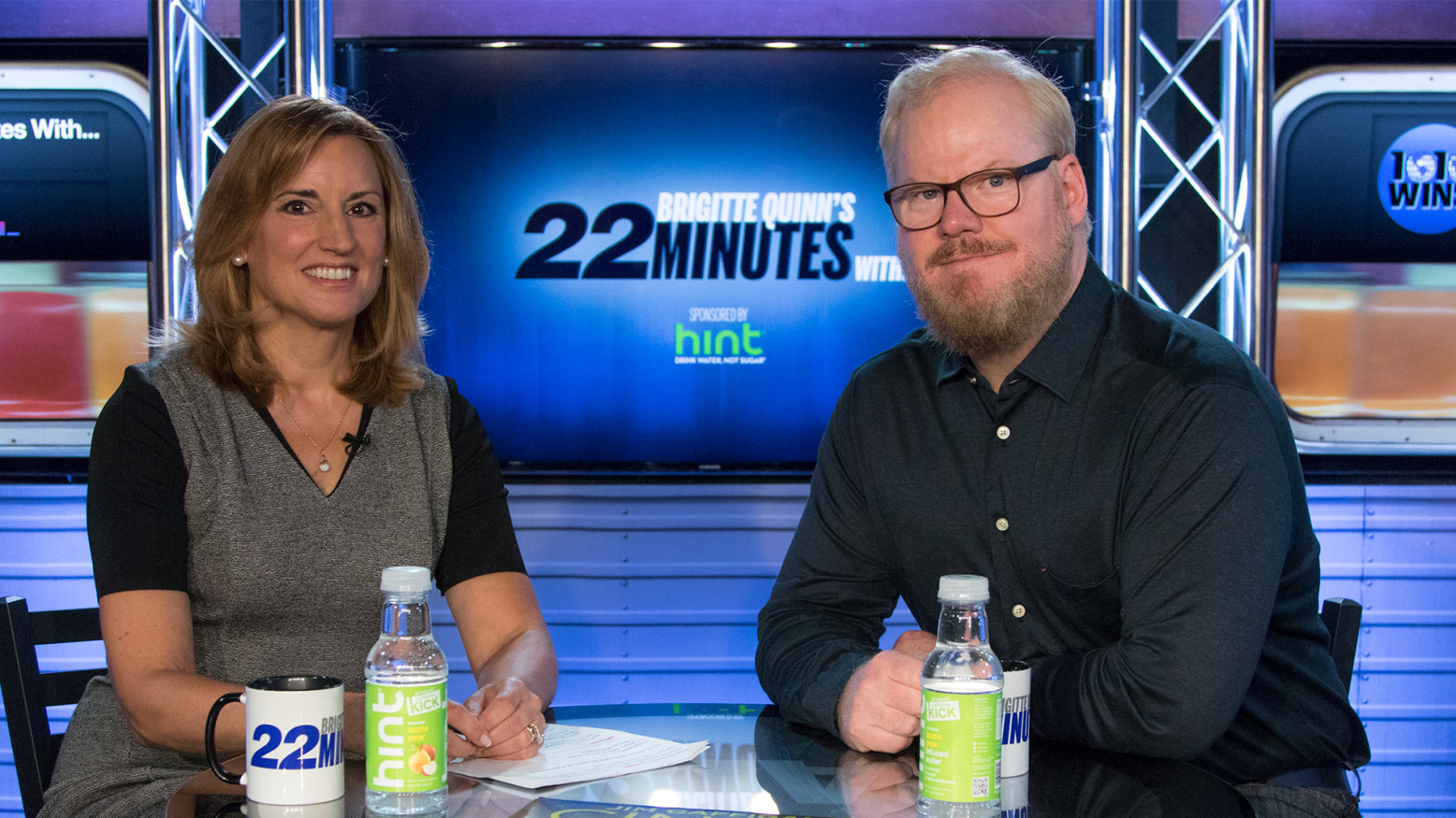 Jim Gaffigan with Brigitte Quinn