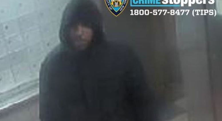 The suspect. Man gropes punches robs woman Harlem