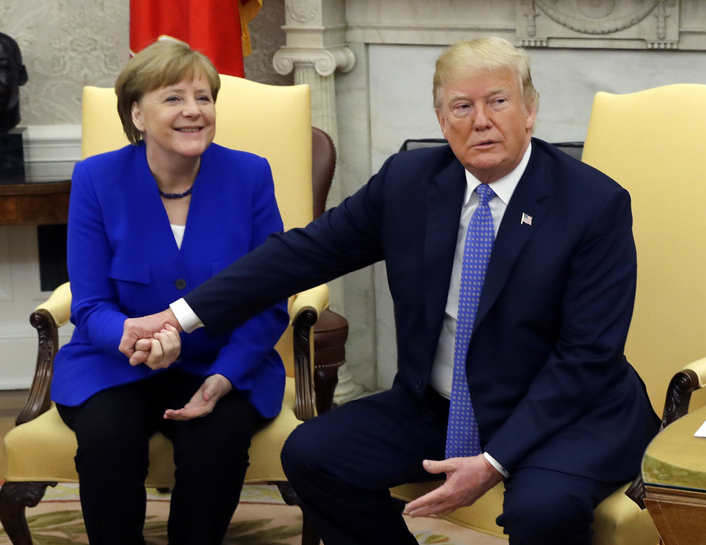 Trump, Merkel