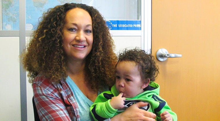 Rachel Dolezal and son Langston