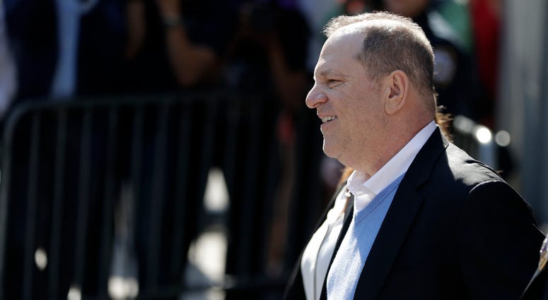 Harvey Weinstein leaves the first precinct of the New York City Police Department after turning himself to authorities following allegations of sexual misconduct, Friday, May 25, 2018 Harvey Weinstein leaves the first precinct of the New York City Police Department after turning himself to authorities following allegations of sexual misconduct, Friday, May 25, 2018