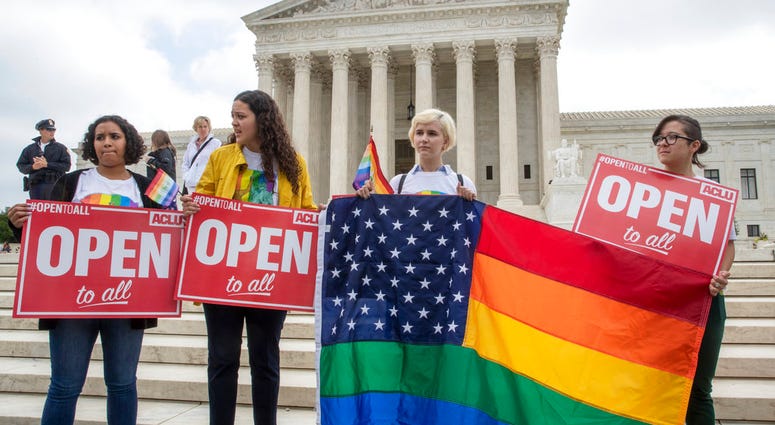 ACLU Protest Outside Supreme Court