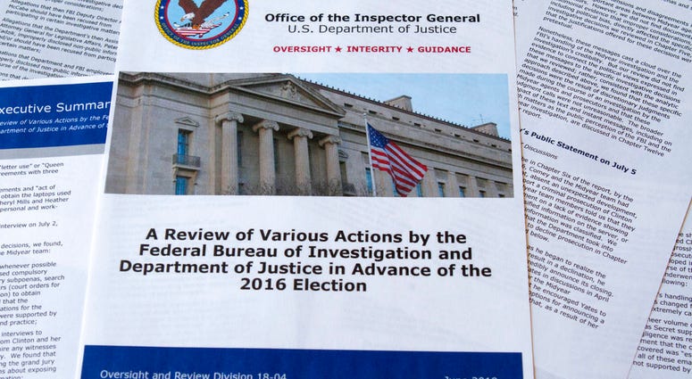 DOJ Inspector General report on Clinton emails investigation