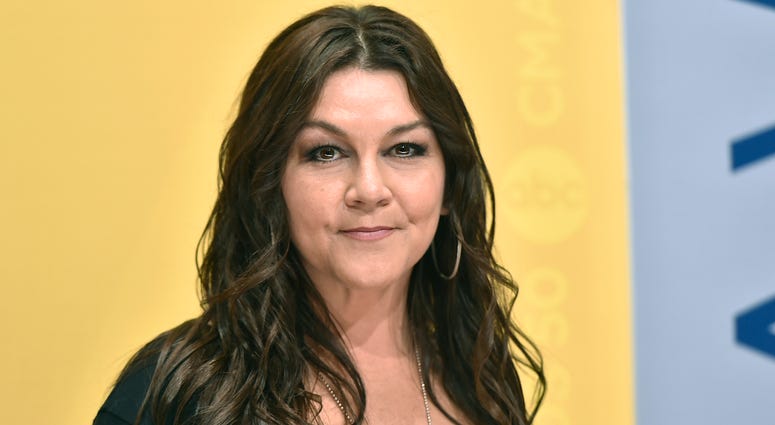FILE - In this Nov. 2, 2016, file photo, Gretchen Wilson arrives at the 50th annual CMA Awards FILE - In this Nov. 2, 2016, file photo, Gretchen Wilson arrives at the 50th annual CMA Awards