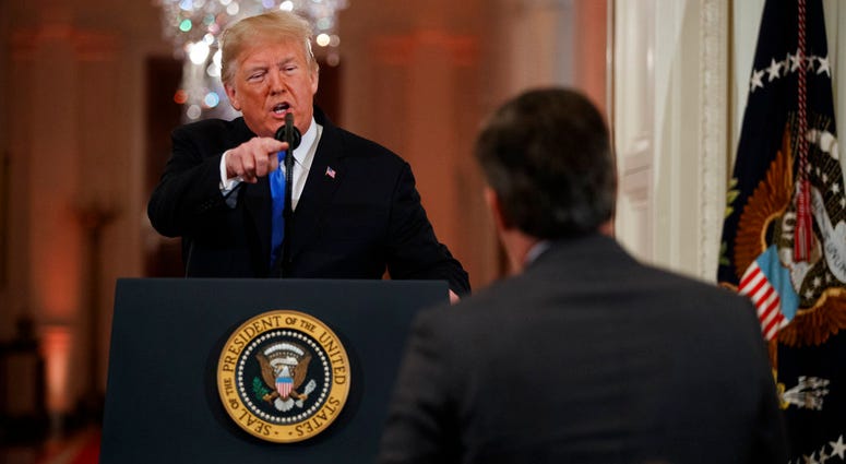 Trump lashes out at CNN reporter Jim Acosta