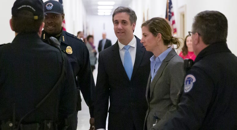Michael Cohen, President Donald Trump's former personal lawyer, arrives to testify before the House Oversight and Reform Committee, on Capitol Hill, Wednesday, Feb. 27, 2019, in Washington. Michael Cohen