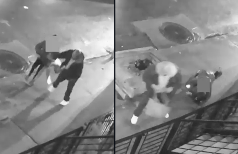 The attack. Bible robbery in Brooklyn