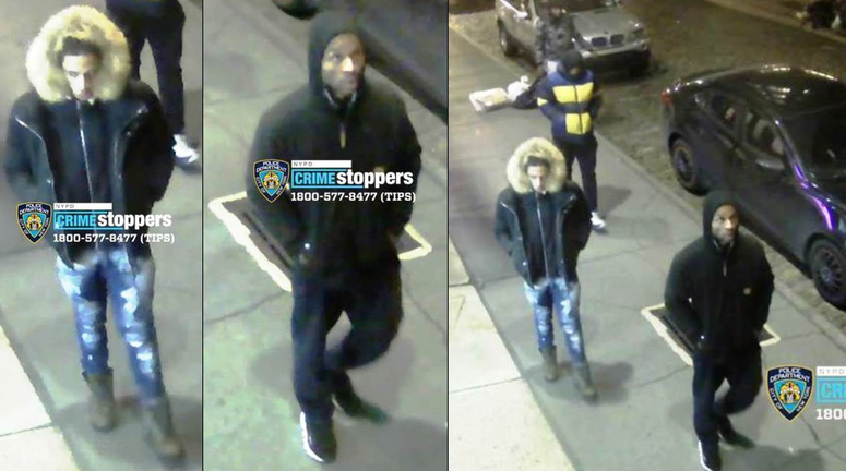 The suspects. Tribeca coat heist