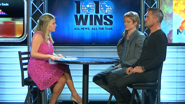 Rebecca Interviews Lucas Till & George Eads