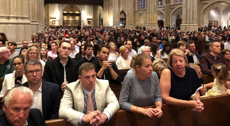 St. Patrick's Cathedral on Easter Sunday. St. Patricks Cathedral Easter