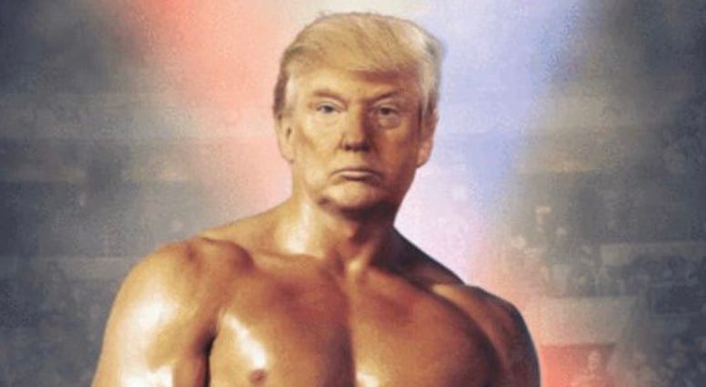 Donald Trump as Rocky