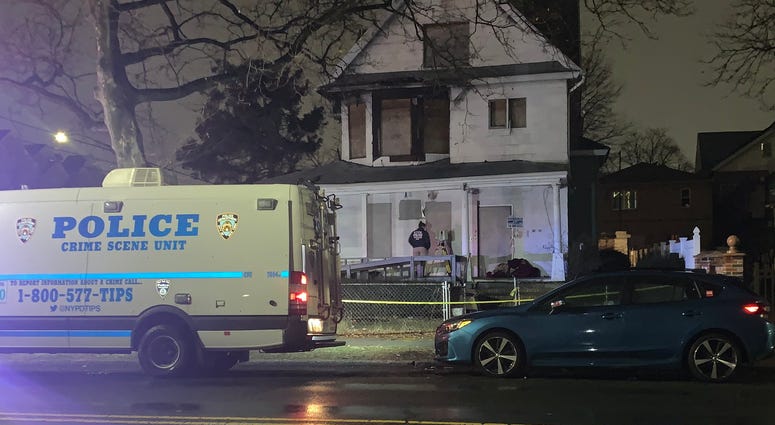 The home where the man was found. Homeless man found dead