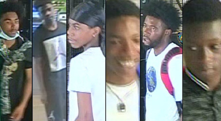 The suspects. Firework attack