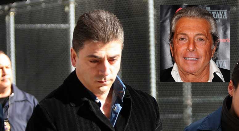 Murdered Gambino family boss Frank Cali with actor and author Gianni Russo inset. Frank Cali and Gianni Russo
