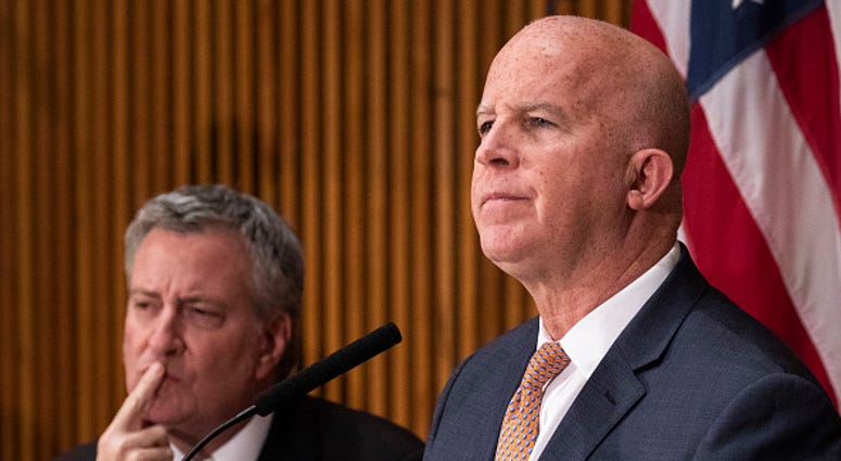 NYPD Commissioner James O'Neill. NYPD Commissioner James O'Neill.