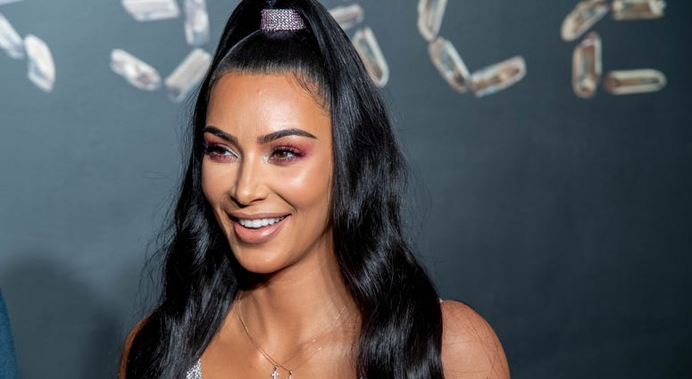 Kim Kardashian West attends the the Versace fall 2019 fashion show at the American Stock Exchange Building in lower Manhattan on December 02, 2018 in New York City. Kim Kardashian