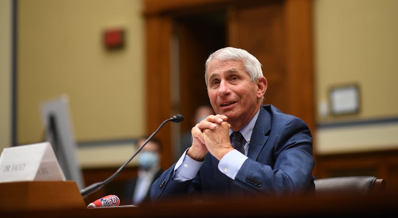 Dr. Anthony Fauci, director of the National Institute for Allergy and Infectious Diseases, testifies before a House Subcommittee on the Coronavirus Crisis hearing on July 31, 2020 in Washington, DC.