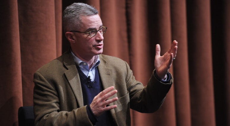 Film subject, former NJ Governor Jim McGreevey takes part in a Q&A following the the New York premiere of the HBO documentary Fall to Grace at Time Warner Center Screening Room on March 21, 2013 in New York City. Film subject, former NJ Governor Jim McGreevey takes part in a Q&A following the the New York premiere of the HBO documentary Fall to Grace at Time Warner Center Screening Room on March 21, 2013 in New York City.