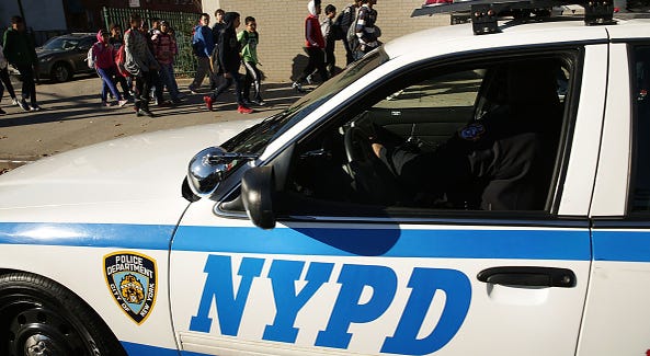 NYPD squad car, file image. NYPD squad car, file image.