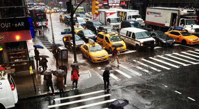 Rainy day in Manhattan Rainy day in Manhattan