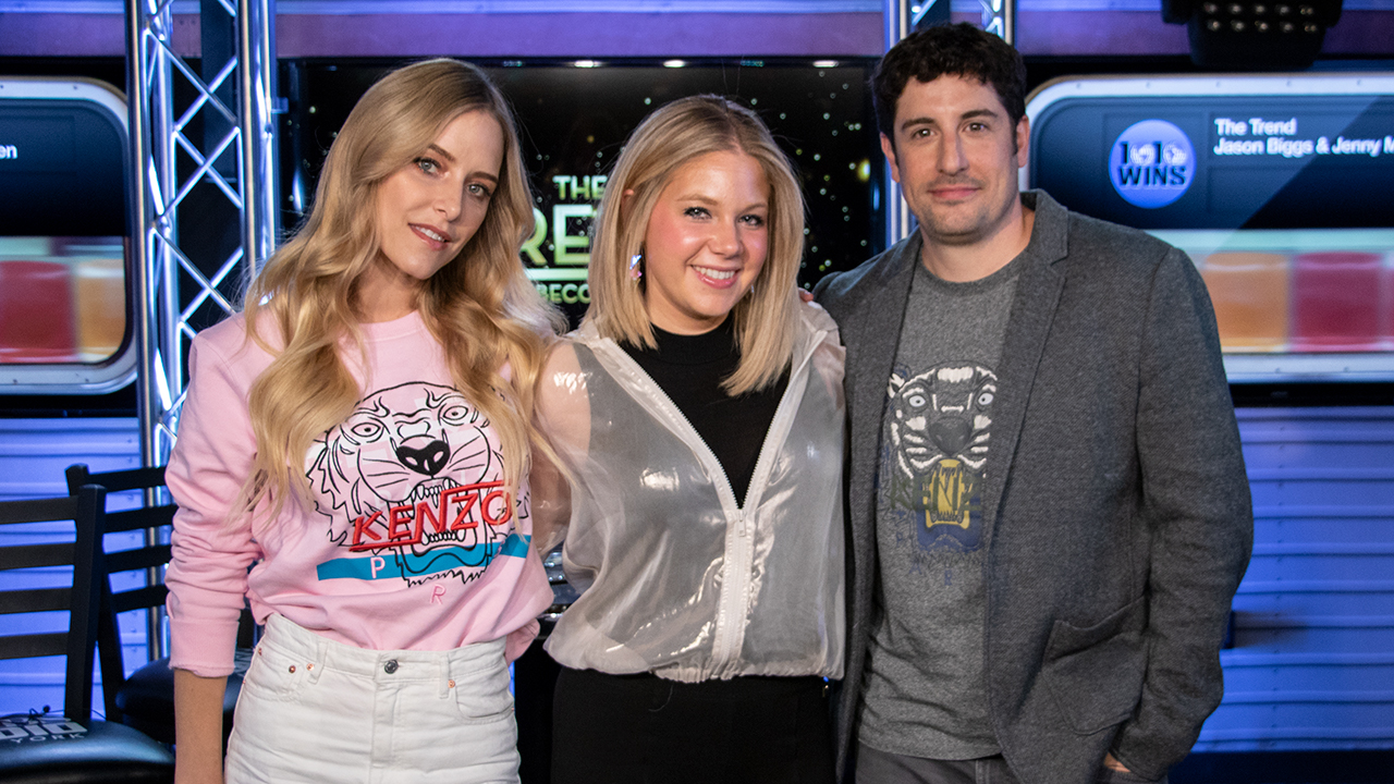 Jenny Mollen, Rebecca Granet and Jason Biggs