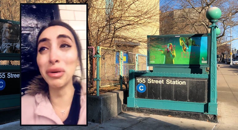 Serena Daniari and the station where the attack occurred. Transgender woman attacked