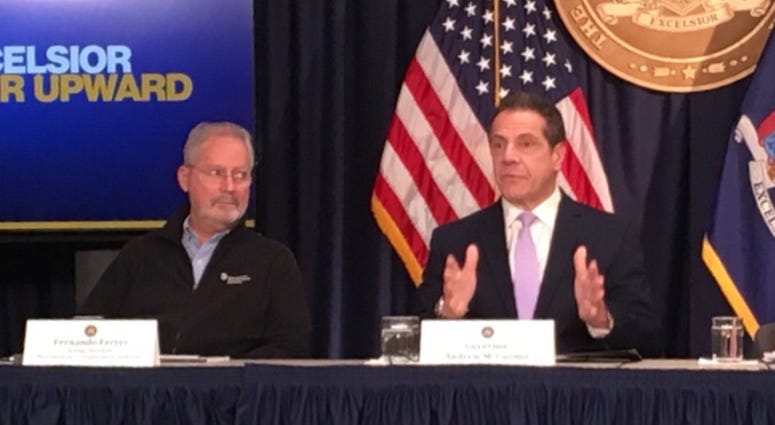 Gov. Andrew Cuomo announces plan to avoid full L train shutdown in April. Gov. Andrew Cuomo announces plan to avoid full L train shutdown in April.