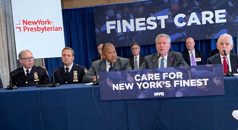 Mayor de Blasio discusses 'Finest Care Program' Mayor de Blasio discusses 'Finest Care Program'
