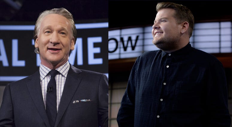 James Corden Bill Maher James Corden Bill Maher