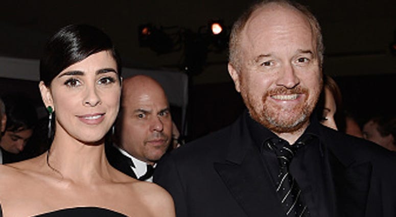 Comedians Sarah Silverman and Louis C.k. at the 88th Annual Academy Awards. Comedians Sarah Silverman and Louis C.k. at the 88th Annual Academy Awards.