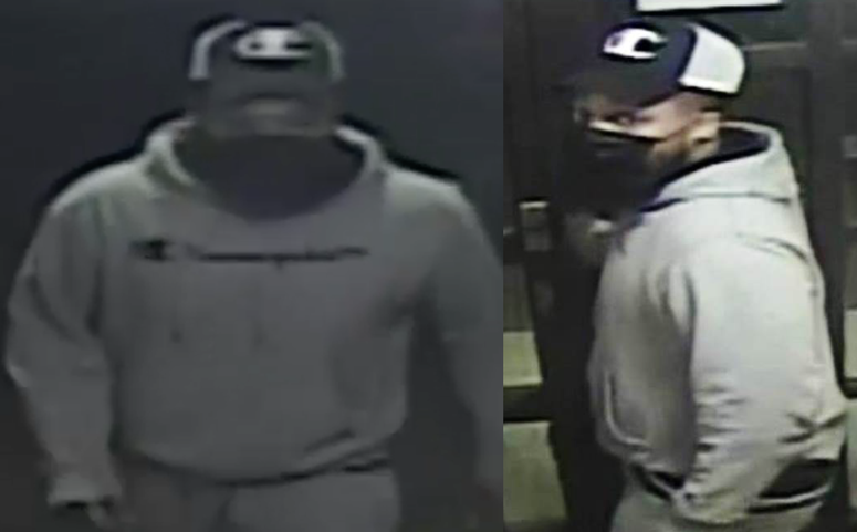 The suspect. Manhattan sex attack surgical mask