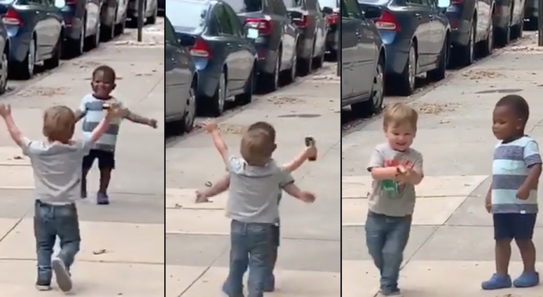 Michael Cisneros Boys hug viral video