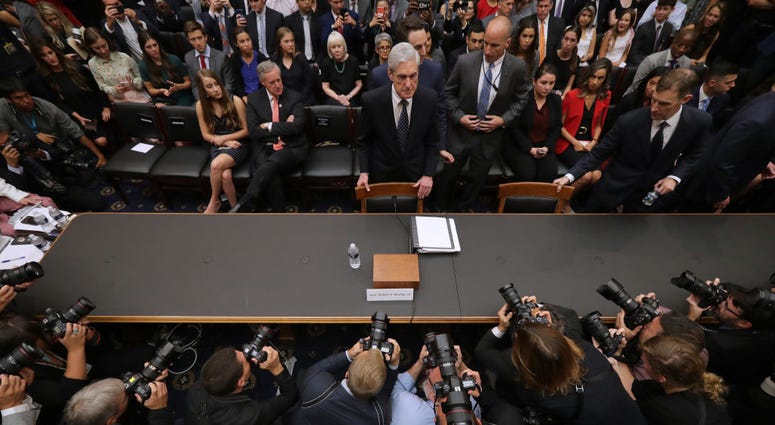 Former Special Counsel Robert Mueller arrives before testifying to the House Judiciary Committee about his report on Russian interference in the 2016 presidential election