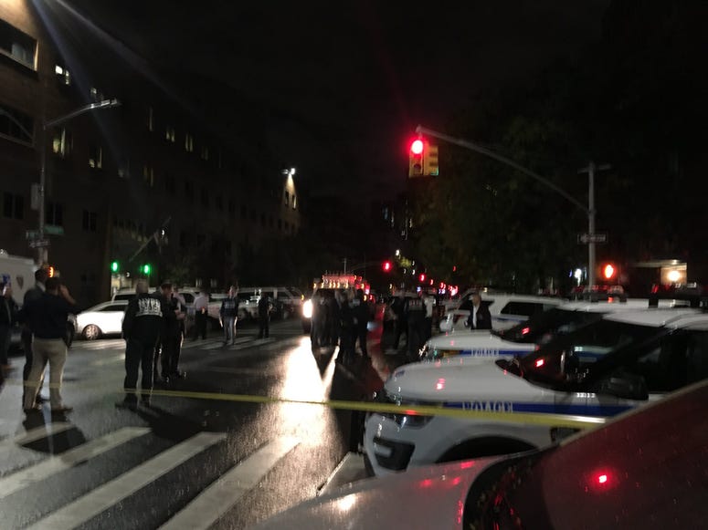Scene of officer-involved shooting in Harlem Scene of officer-involved shooting in Harlem