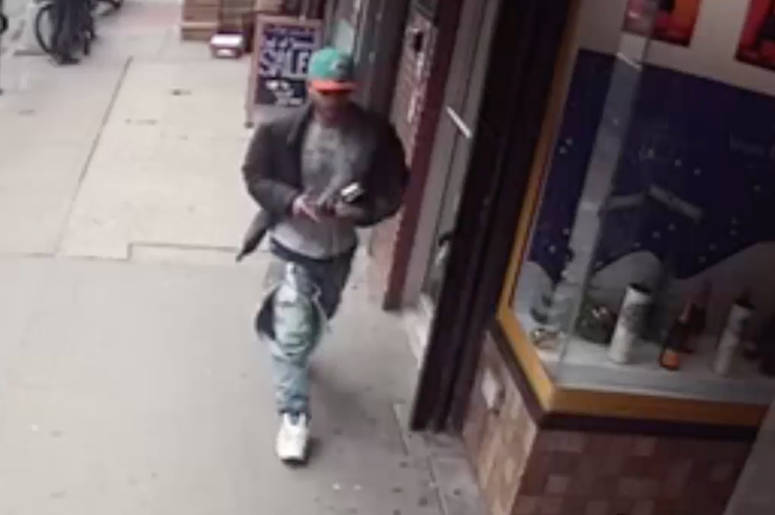 The suspect. Man pushed down subway stairs