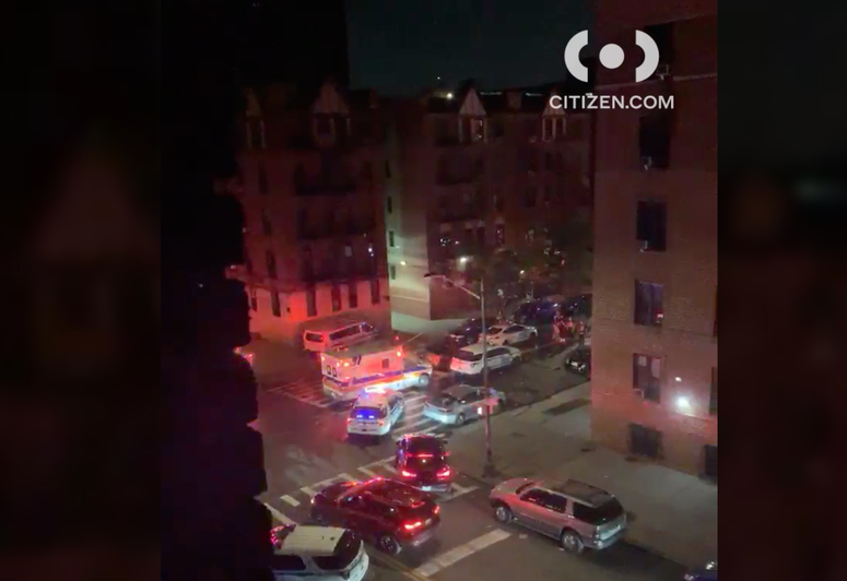 A shooting scene in Inwood early Sunday. Inwood shooting
