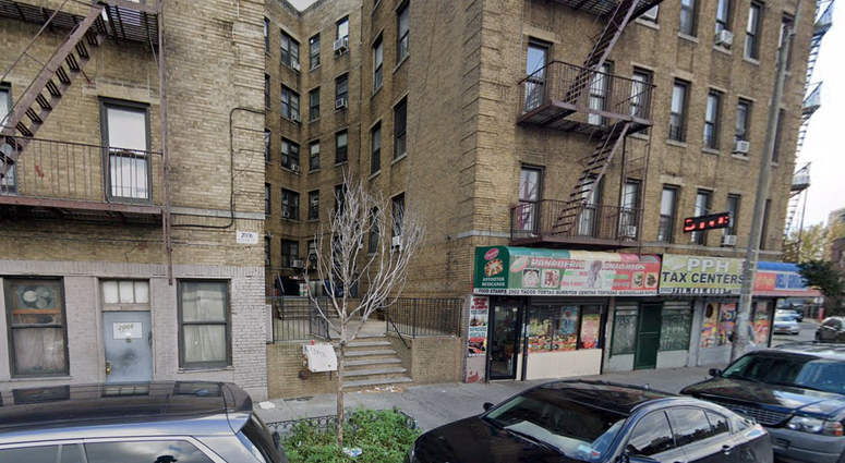 The scene of the shooting. Teens shot Bronx